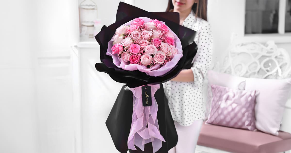 Roses for romantic occasion