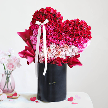 Heart shaped bouquet